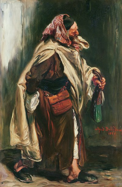 Elderly Moroccan Jew by Alfred Dehodencq